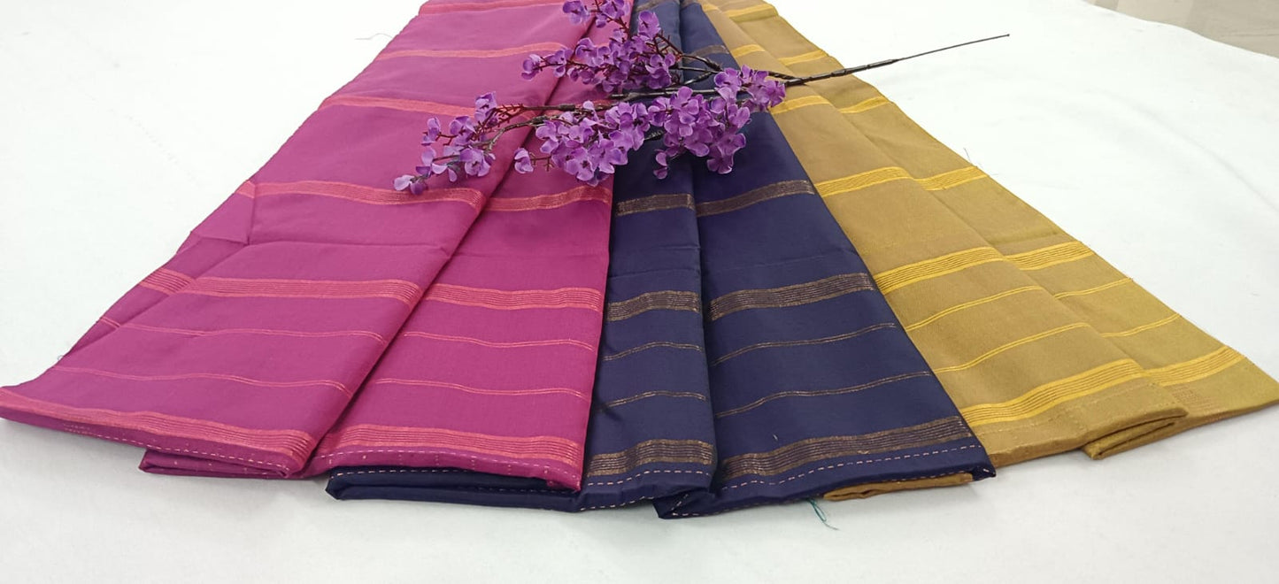 NSTR1015-NSTR1019-Noli silk checked border saree navy blue and pink color