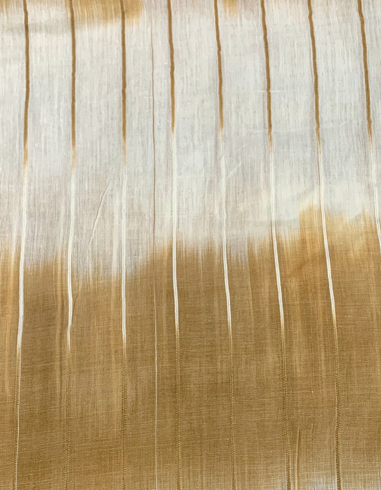 CPY005-Cotton-Earthly Elegance: Brown and White Tie-Dye Cotton Fabric