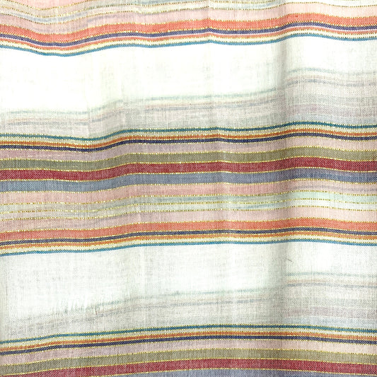 CPY007-Cotton-Radiant Frost: White Glitter Lines Cotton Fabric