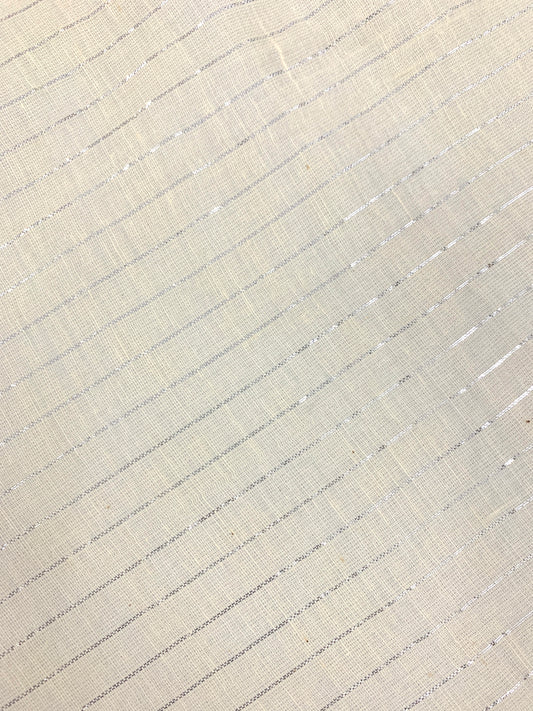 CPY015-Cotton-Golden Sands Sparkle: Sandal with Glitter Line Cotton Fabric