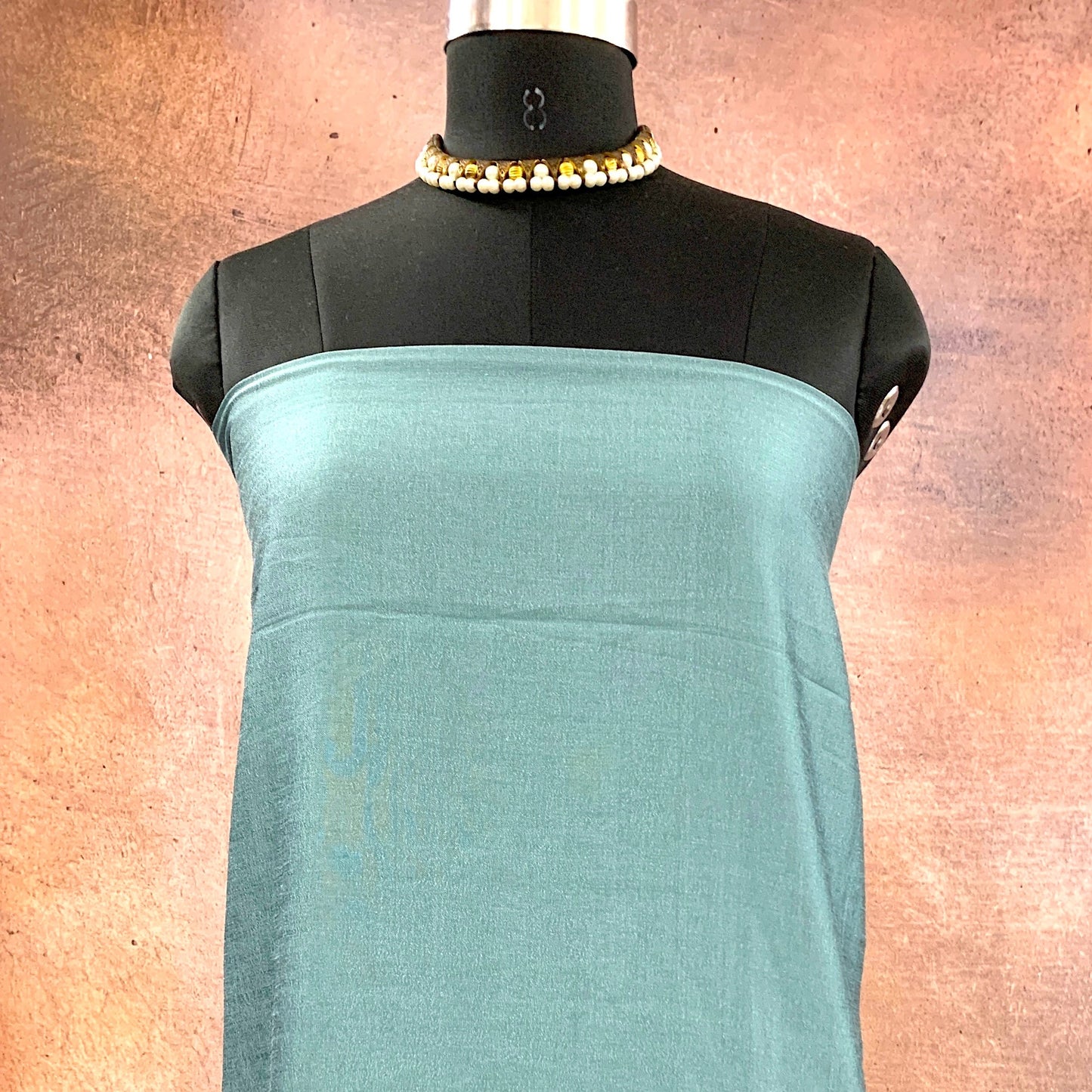 CPY020-Muslin-Elegance in Ice Blue: Premium Muslin Silk Fabric for Timeless Creations