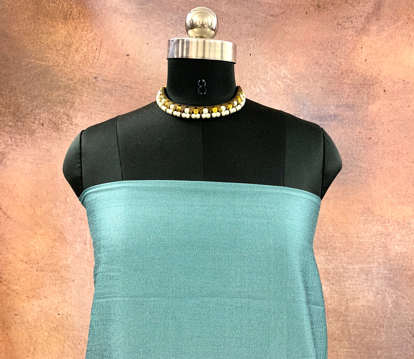 CPY020-Muslin-Elegance in Ice Blue: Premium Muslin Silk Fabric for Timeless Creations