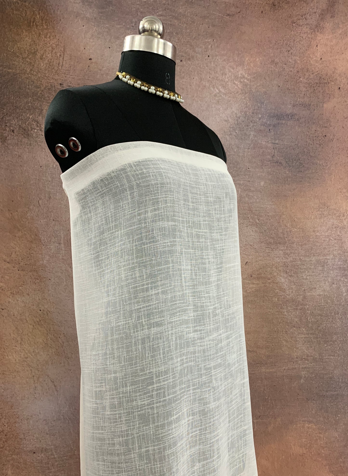 CPY023-Lenin-Pure White Linen Fabric for Classic Creations