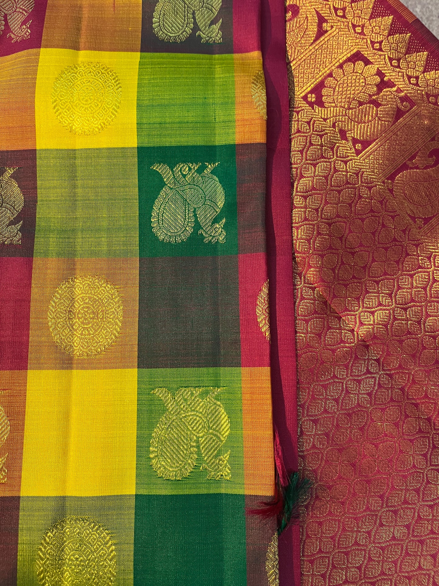 NVBS013-Paalum Palam Handloom Silk Saree