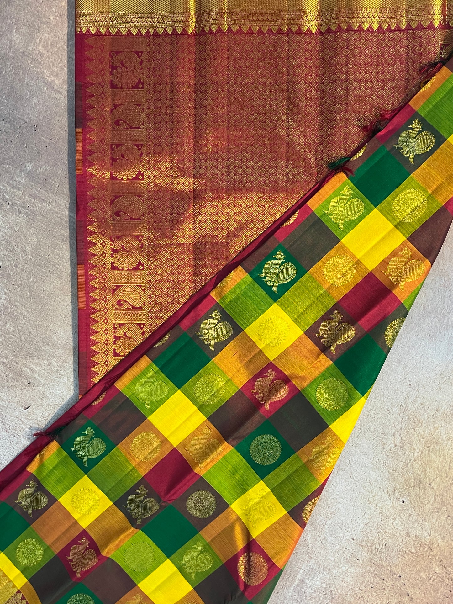 NVBS013-Paalum Palam Handloom Silk Saree