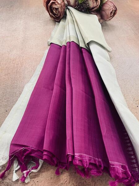 Temple Border Handloom Silk Saree