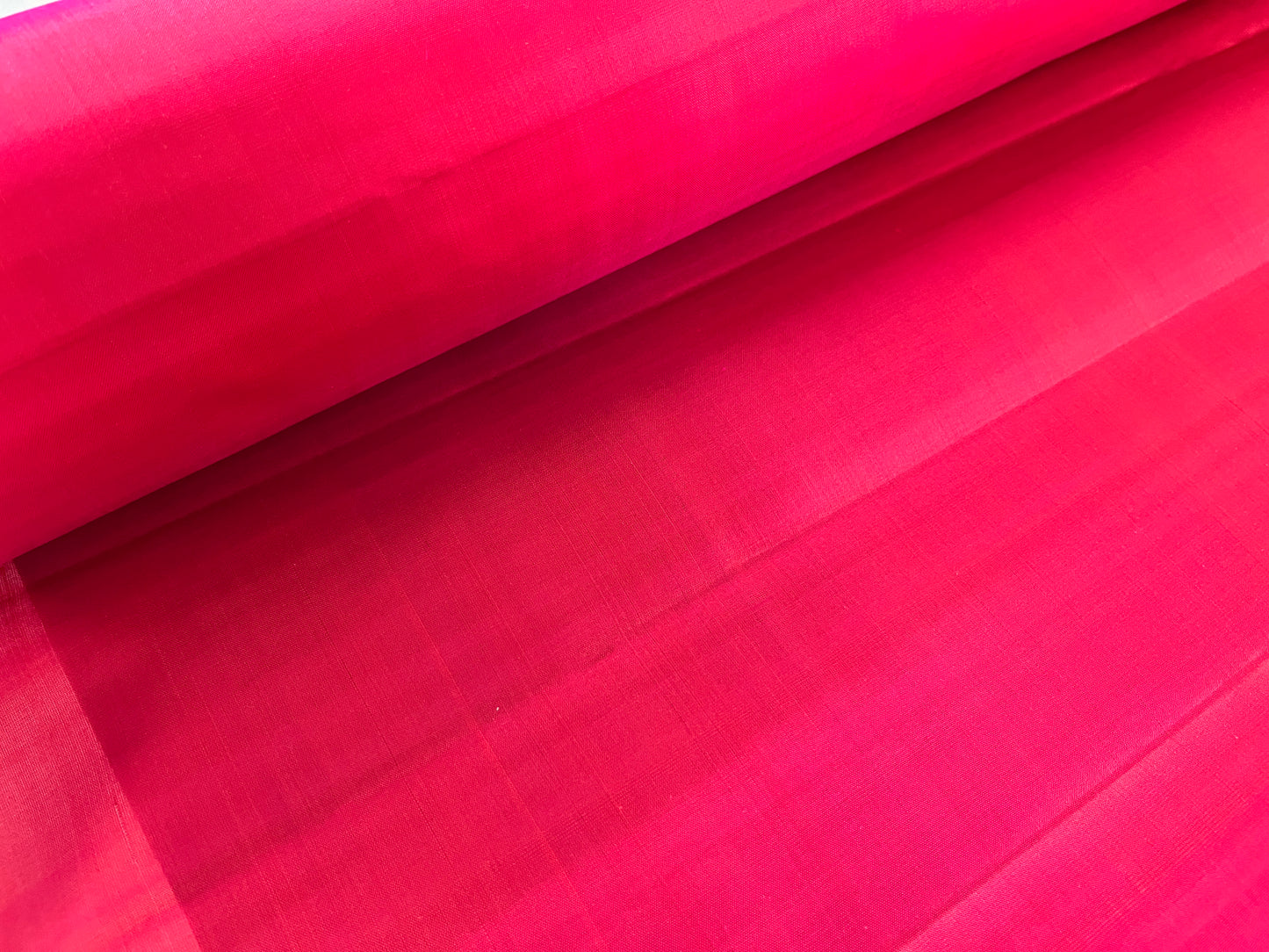 Hot Pink Silk Handloom Fabric per meter
