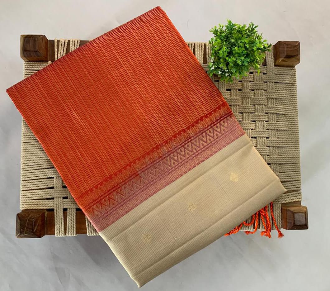 NVDHSS032-GREY AND PINK MEICHERY DOBBY SILK SAREE